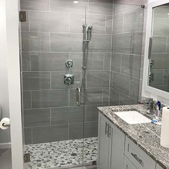 Frameless Glass Shower Door Installation